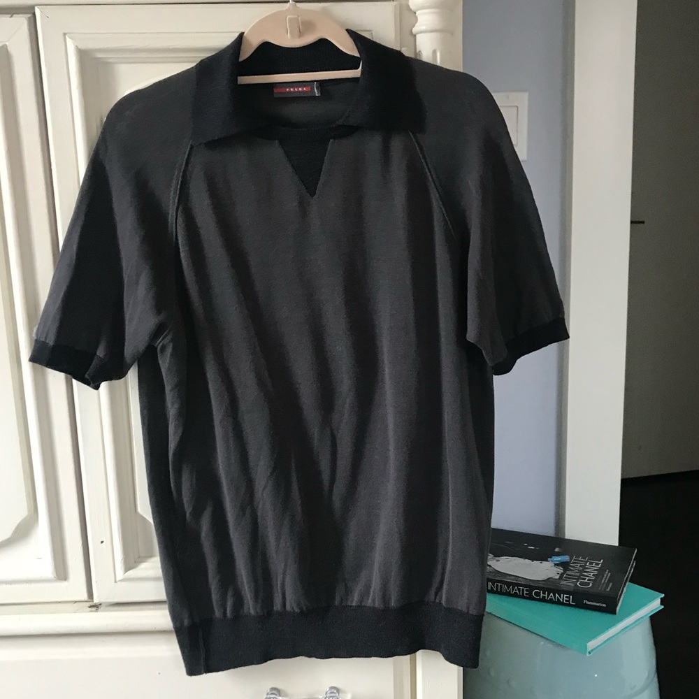 FINAL SALE 🔥 MENS AUTHENTIC PRADA KNIT SS SWEATER